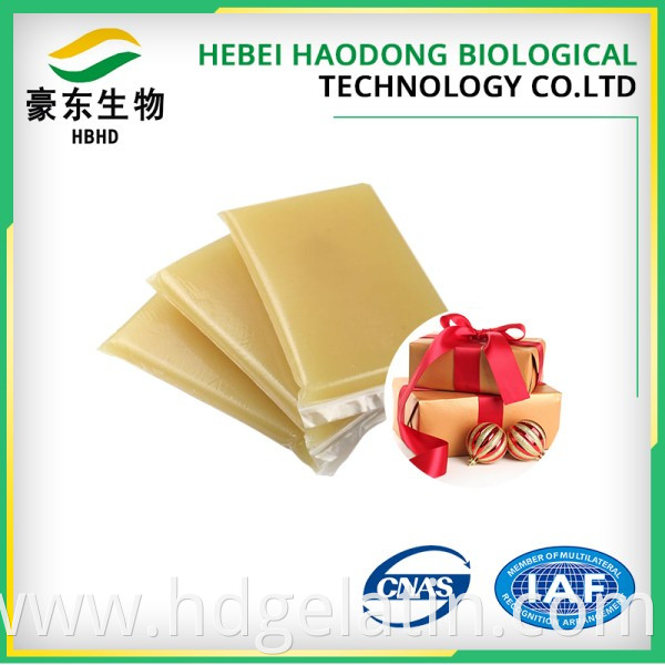 low price animal jelly Industrial Jelly Glue For Semiautomatic Casemaker Machine